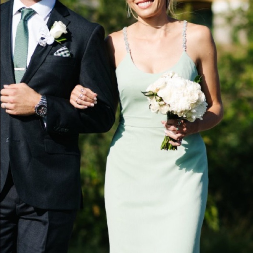 Sage green dress